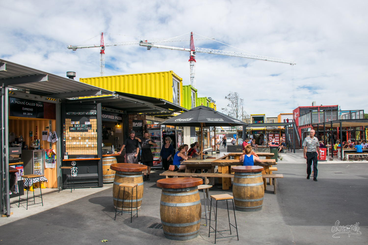 Le Re:Start Mall de Christchurch, symbole du renouveau de la ville