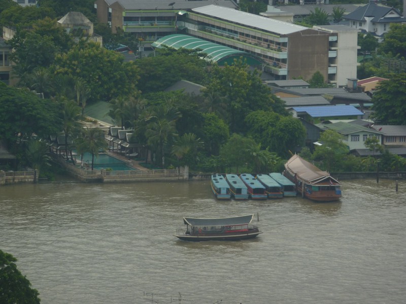 La Chao Phraya Depuis Notre Balcon