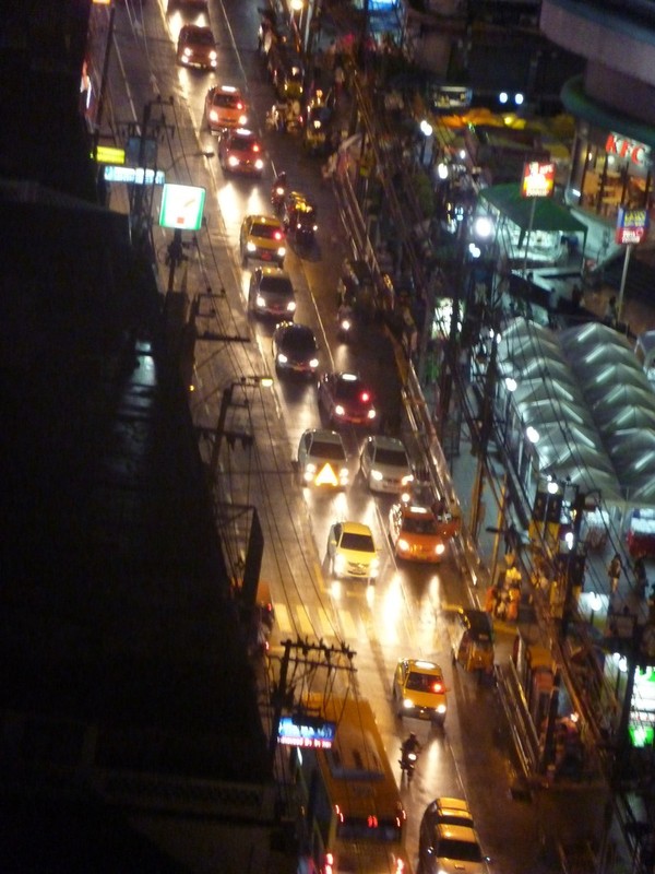 Bangkok By Night Depuis Le Balcon