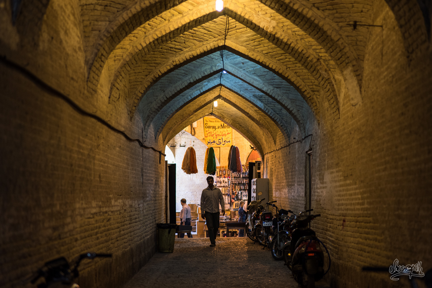 Dans le bazar de Shiraz