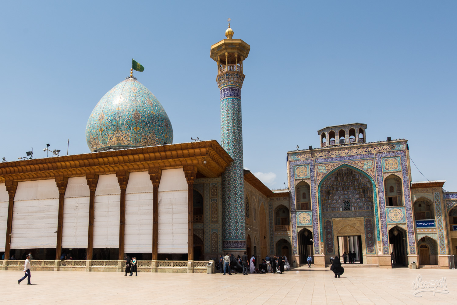 Le mausolée de Shah Cheragh à Shiraz