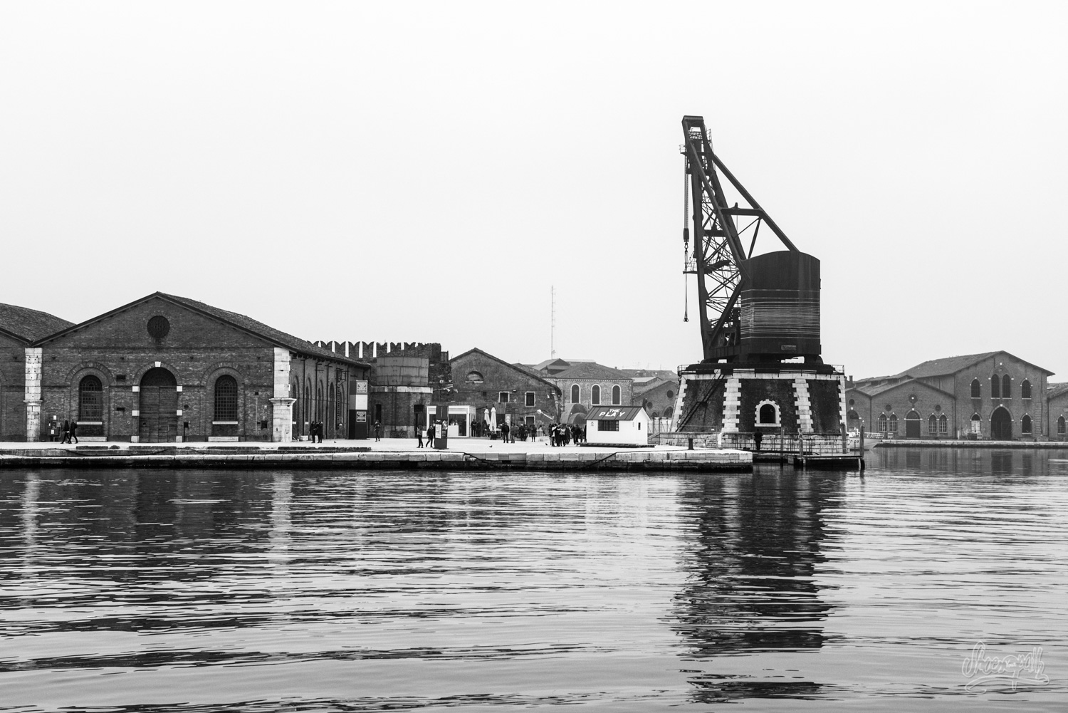 Sur les docks du port de l'Arsenale
