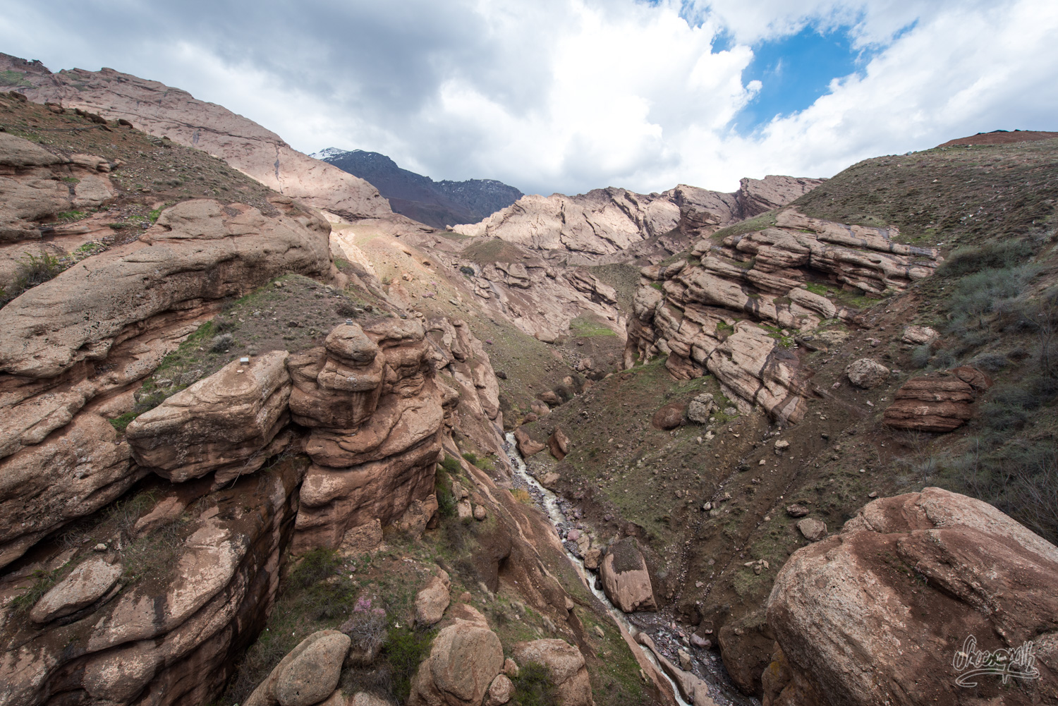 Un canyon à Alamut, la vallée des assassins, Iran