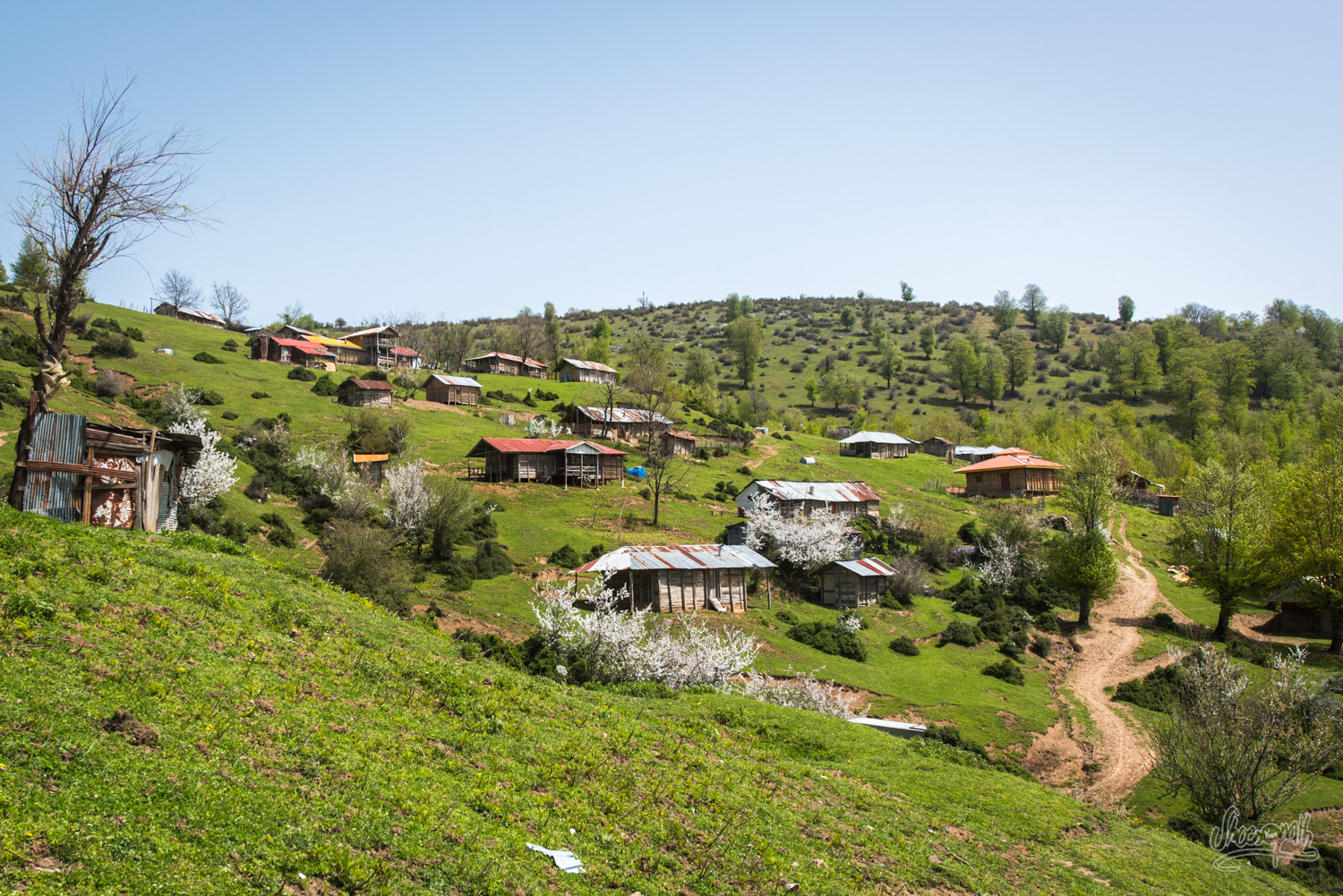 Olasbelangah, village pastoral dans la région de Masal