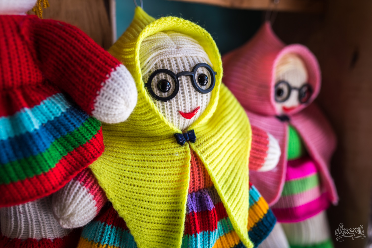 Les petites poupées en laines tricotée vendues un peu partout à Masuleh
