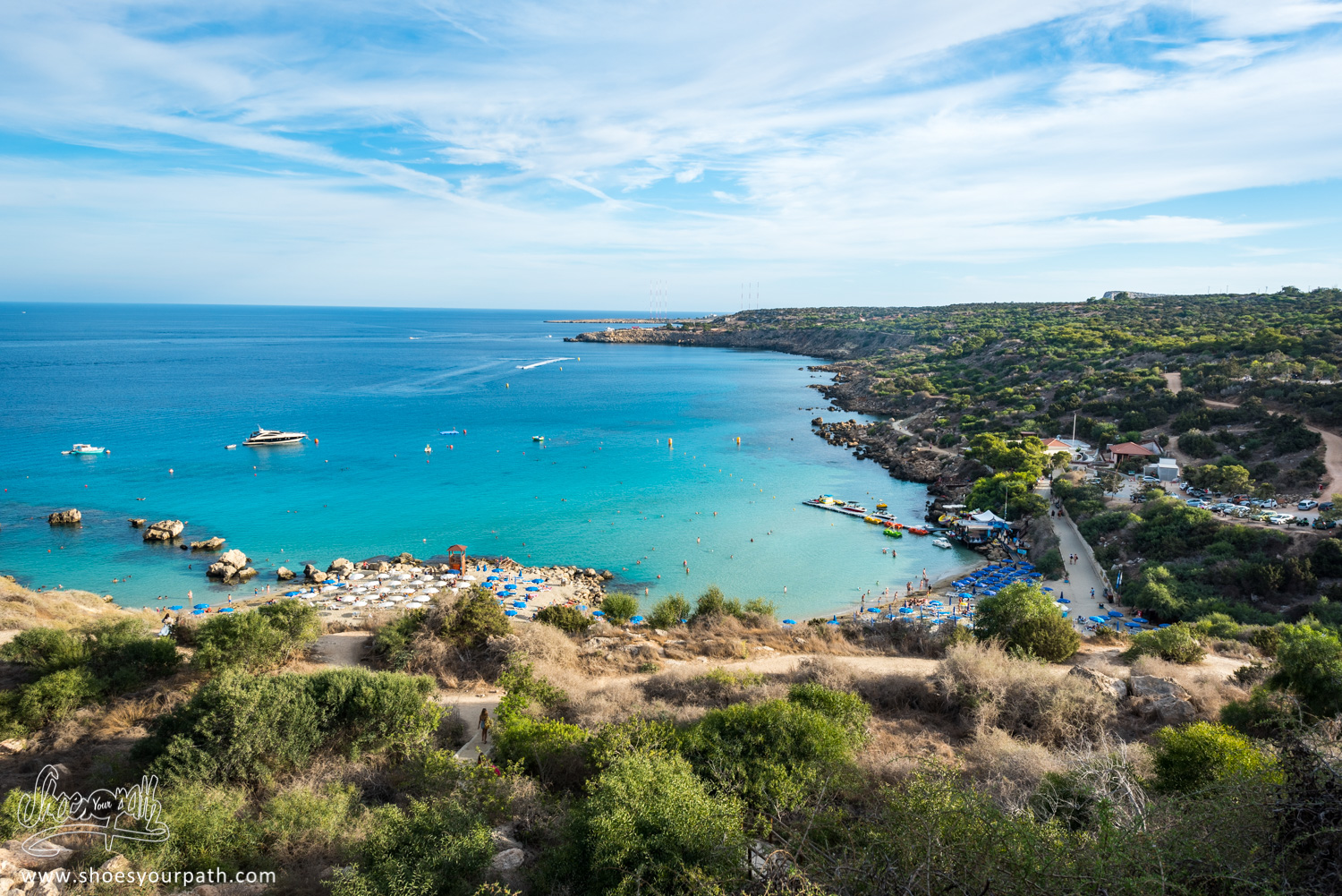 Cyprus - Ayia Napa : from Konnos Beach to the Love Bridge - Shoesyourpath