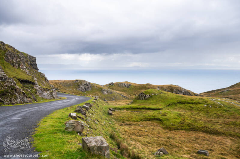 Sur la route dans le nord d'Ardara - Donegal, Irlande