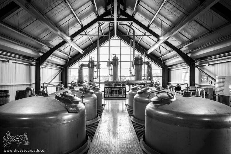 A l'intérieur de la Sliabh Liag distillers - Ardara, Donegal, Irlande